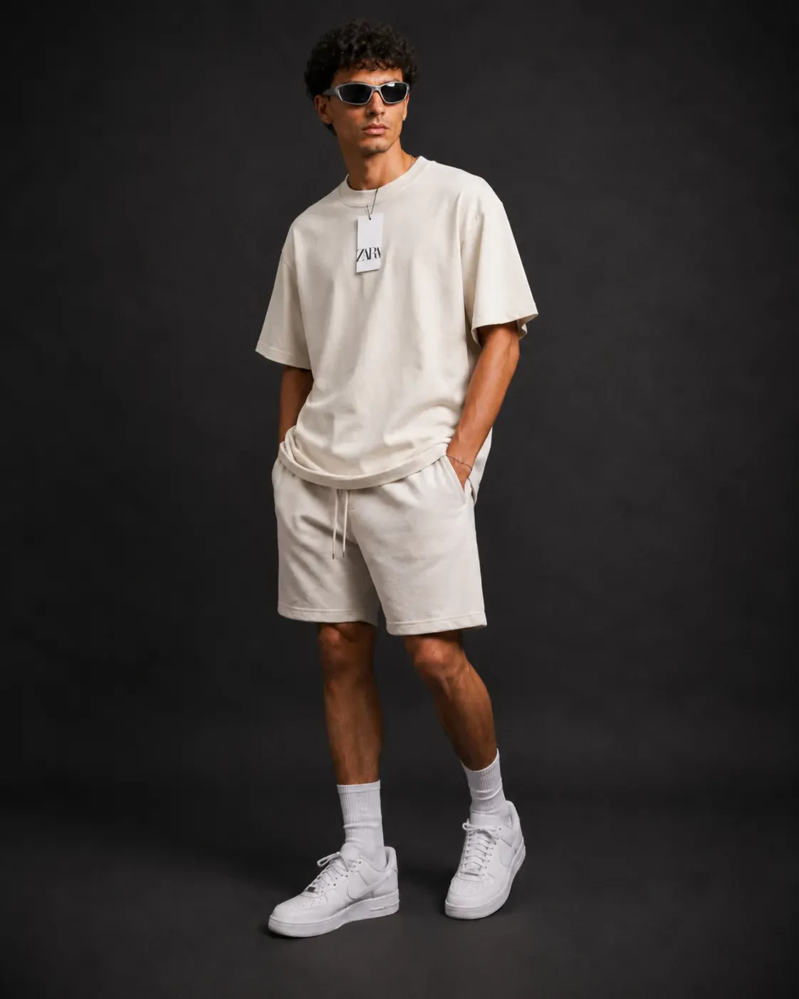 Camiseta Oversized Essential Zara foto 2