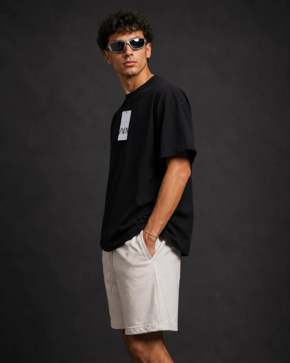 Camiseta Oversized Essential Zara foto 4