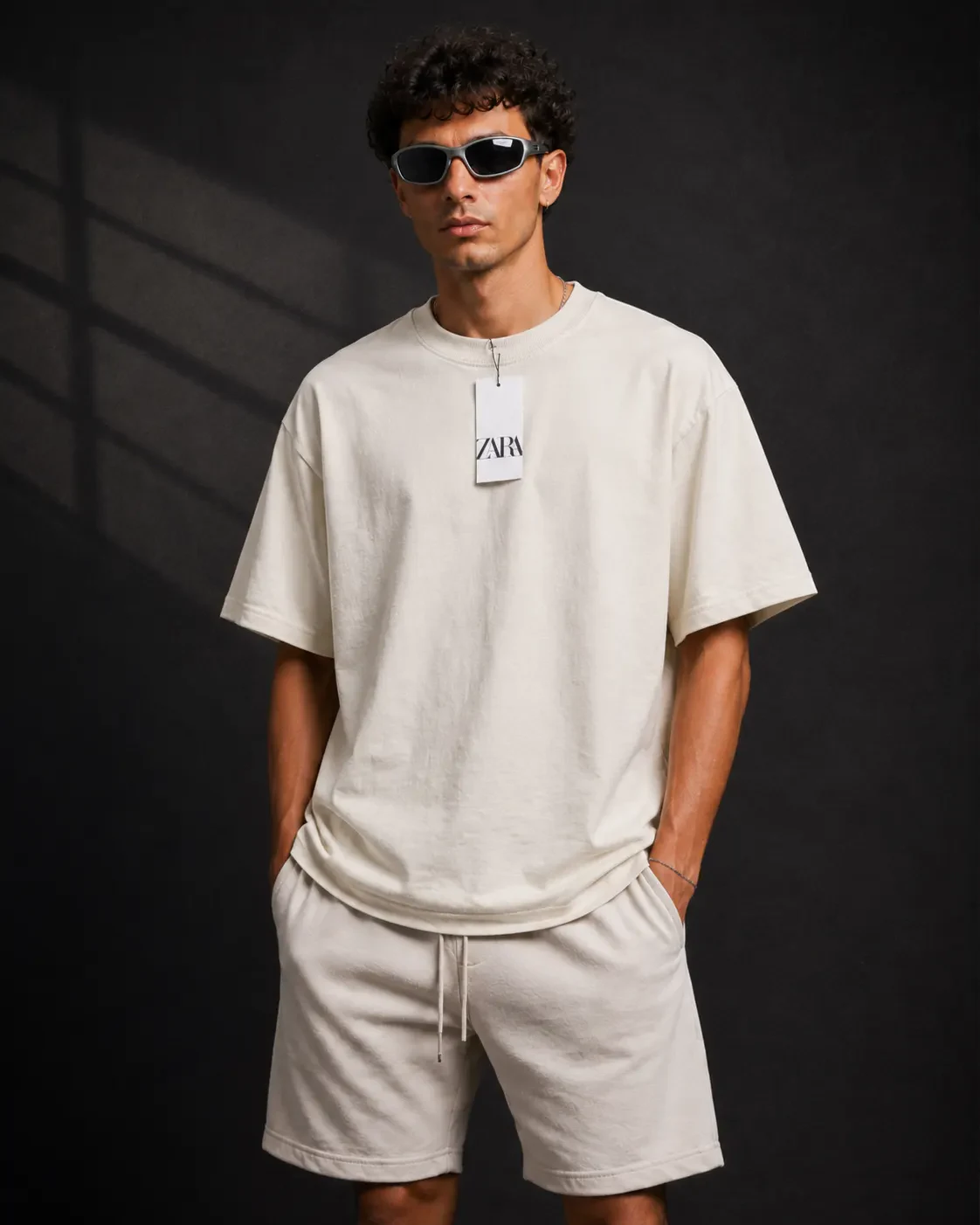 Camiseta Oversized Essential Zara foto 1