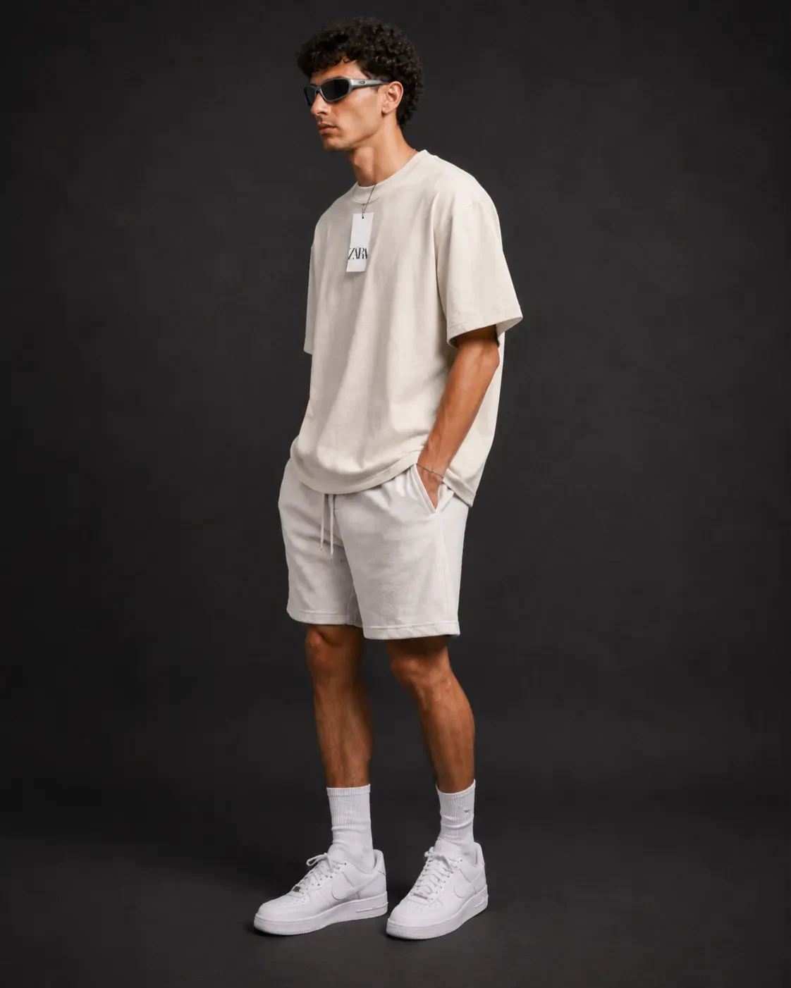 Camiseta Oversized Essential Zara foto 4
